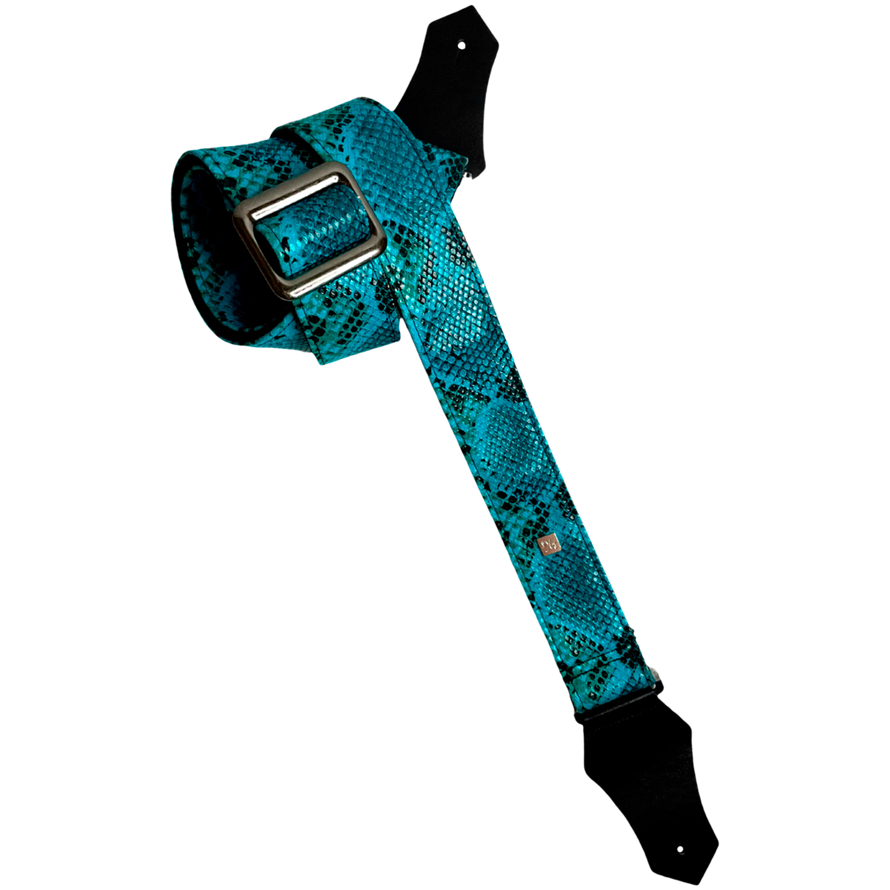 Getmgetm Turquoise Python - Sangle Guitare SonoVente.com