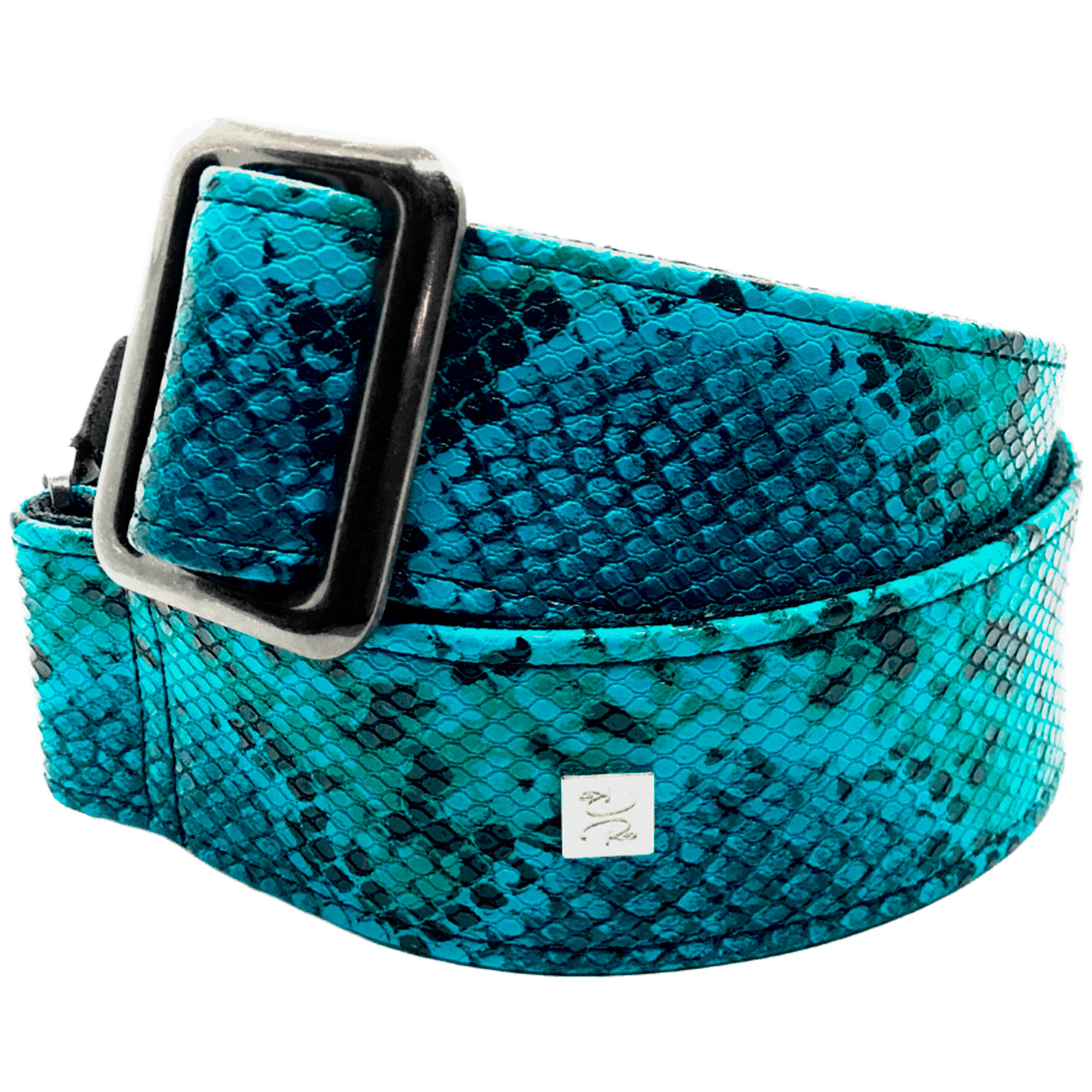 Getmgetm Turquoise Python - Sangle Guitare SonoVente.com