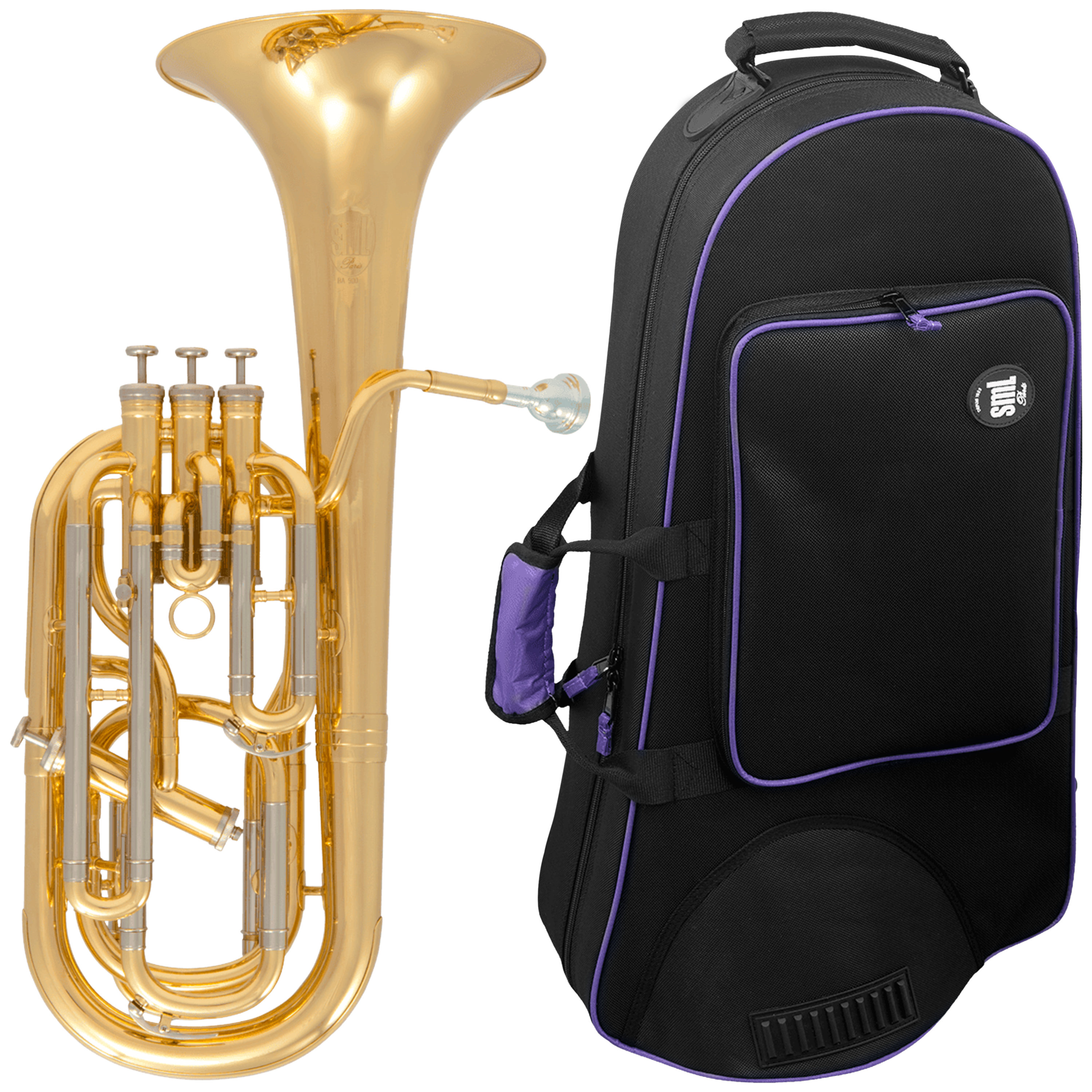 SML Paris BA900 Saxhorn Baryton Sib 3+1 - Euphonium et saxhorn
