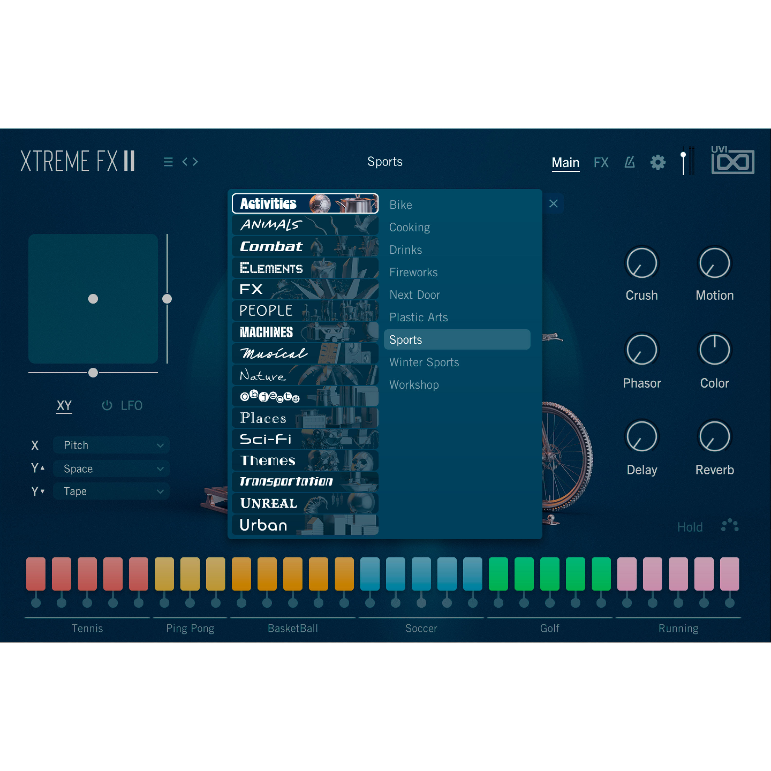 UVI Xtreme FX 2 (licence) - Virtual Instruments Software SonoVente.com - en