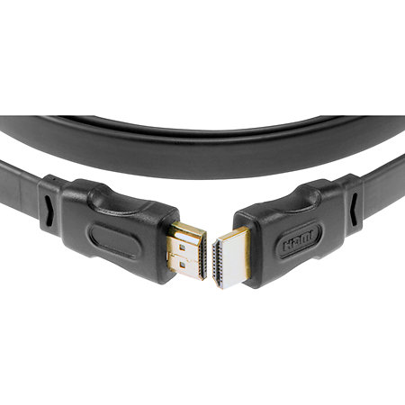 Klotz Câble HDMI high speed plat avec Ethernet, 5 m