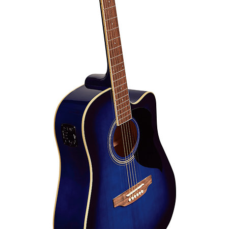 Ranger 6 Cutaway EQ Blue Sunburst EKO