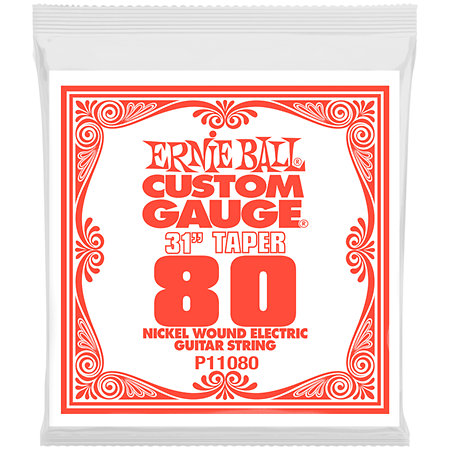 Ernie Ball 11080 Slinky Nickel Wound extra long 80