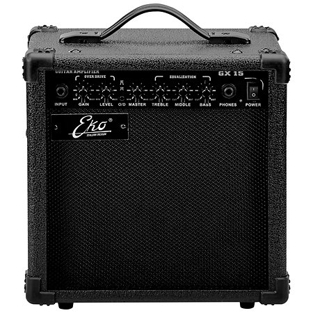 Pack EG11 S300 Black : Guitare Électrique + Ampli + Accessoires EKO