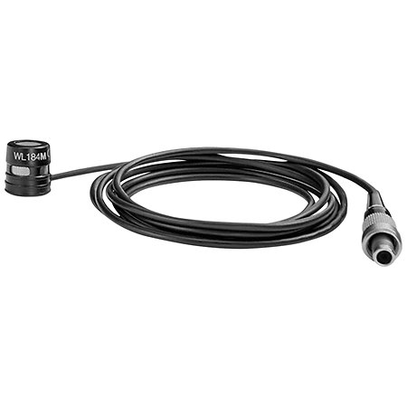 WL184MB-S-LM3 Black Supercardioïde Lemo Shure