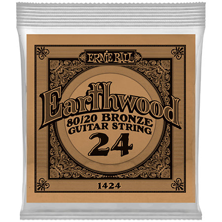 1424 Earthwood 80/20 bronze 24 Ernie Ball