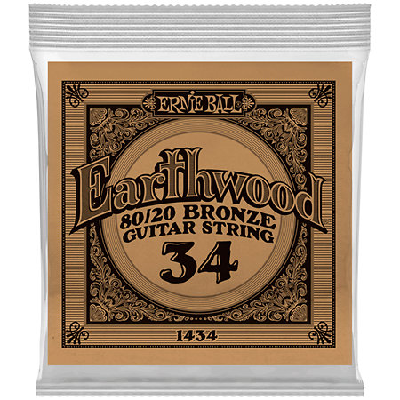 1434 Earthwood 80/20 bronze 34 Ernie Ball