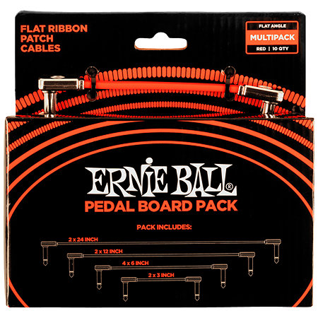 6404 Multi Pack de 10 câbles Ernie Ball