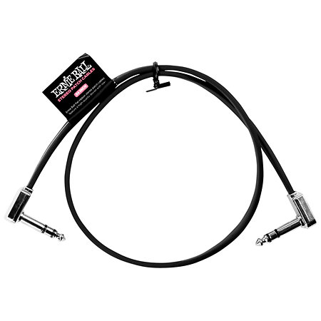 Ernie Ball 6410 Câble Patch stéréo 60 cm Noir