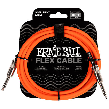 Ernie Ball 6416 Câble Flex 3m Orange