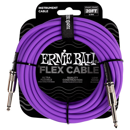 Ernie Ball 6420 Câble Flex 6m Violet