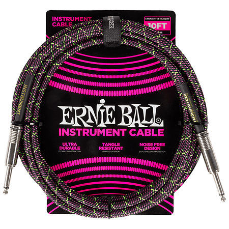 Ernie Ball 6427 Jack Mono Purple Python 3m