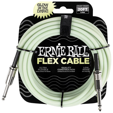 Ernie Ball 6437 Câble Flex 6m Phosphorescent