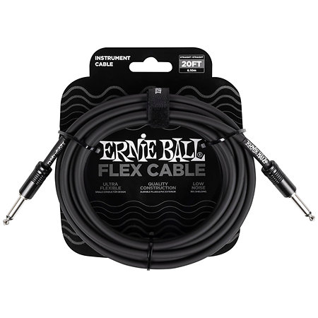 Ernie Ball 6435 Câble Flex 6m Noir