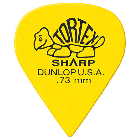 412P73 Tortex Sharp 0,73mm Sachet de 12 Dunlop