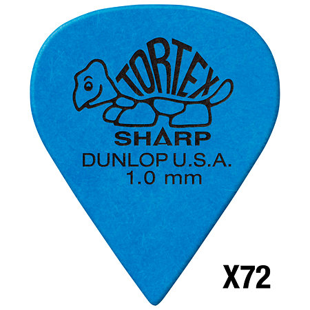 Dunlop 412R100 Tortex Sharp 1,00mm Sachet de 72