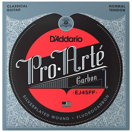 D'Addario EJ45FF Pro-Arté Carbon, tension normale