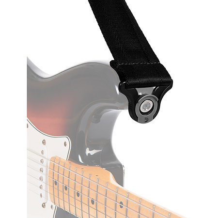 PWSAL400 Sangle Auto Lock Polypro noir D'Addario