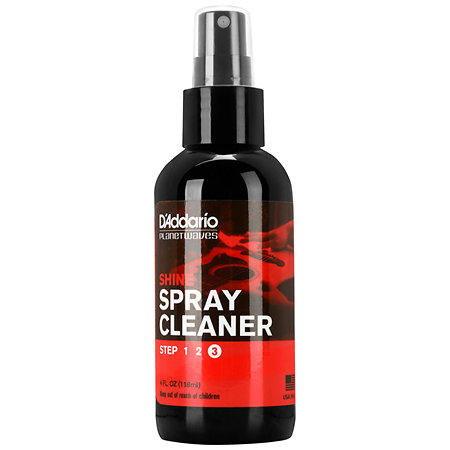 D'Addario PW-PL-03 Shine Instant Spray Cleaner