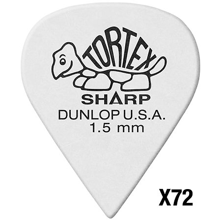 Dunlop 412R150 Tortex Sharp 1,50mm Sachet de 72