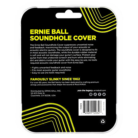 Ernie Ball 9618 Soundhole Cover Acoustic