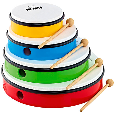 Nino Nino Set 6 Kit de 4 tambourins Nino + housse