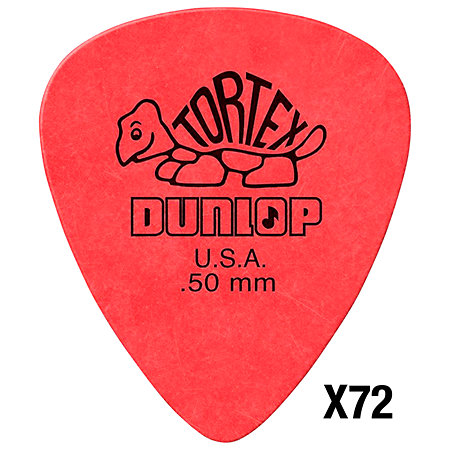 Dunlop 413R50 Tortex Teardrop 0.50 mm Sachet de 72