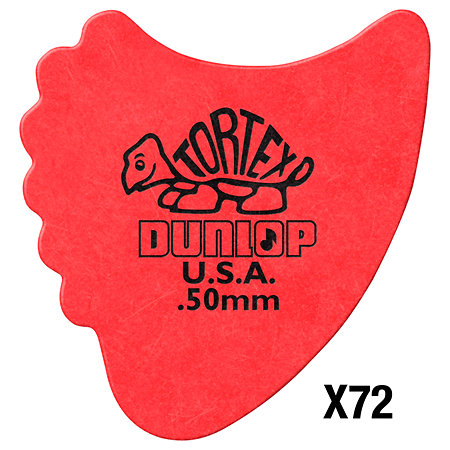 Dunlop 414R50 Tortex Fin 0,50mm Sachet de 72