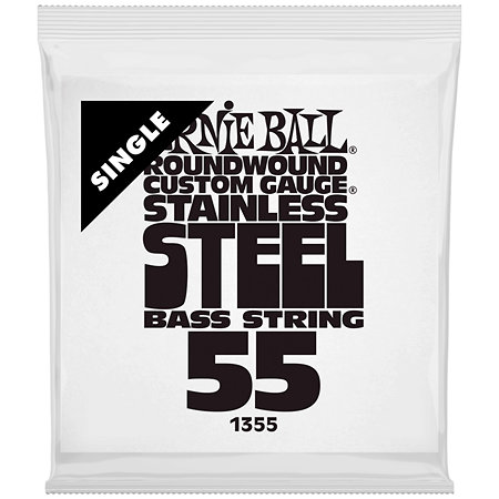 Ernie Ball 1355 Slinky Stainless Steel Bass String 55