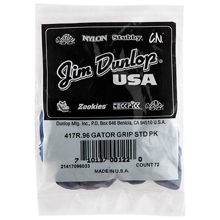 417R96 Gator Grip 0,96 mm Sachet de 72 Dunlop