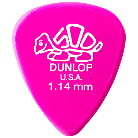 Dunlop 41P114 Delrin 500 1,14 mm Sachet de 12