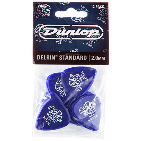 41P200 Delrin 500 2,00 mm Sachet de 12 Dunlop