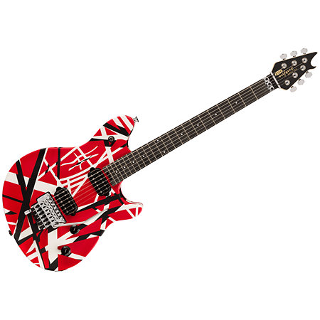 Wolfgang Special Striped Series Red, Black, White + Housse EVH