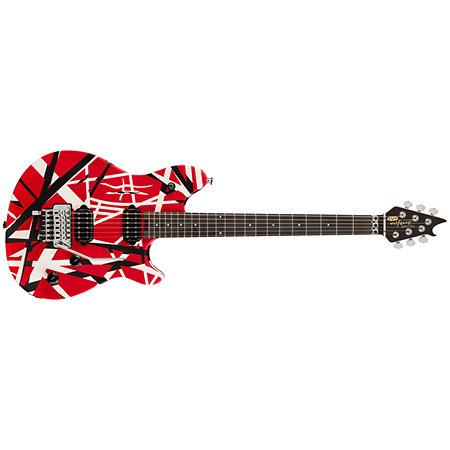 Wolfgang Special Striped Series Red, Black, White + Housse EVH