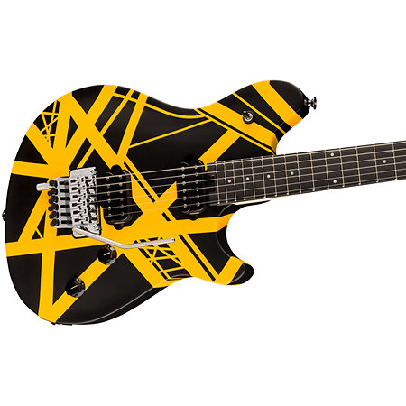 Wolfgang Special Striped Series Black, Yellow + Housse EVH