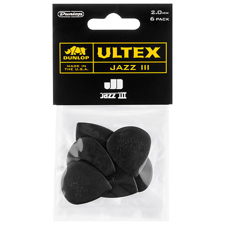 427P200 Ultex Jazz III 2,00mm sachet de 6 Dunlop