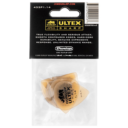 433P114 Ultex Sharp 1,14mm sachet de 6 Dunlop