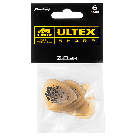 433P200 Ultex Sharp 2,00mm Sachet de 6 Dunlop