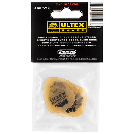 433P73 Ultex Sharp 0,73mm Sachet de 6 Dunlop