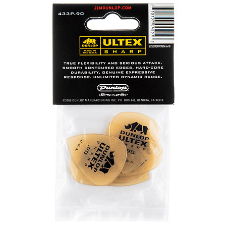 433P90 Ultex Sharp 0,90mm Sachet de 6 Dunlop