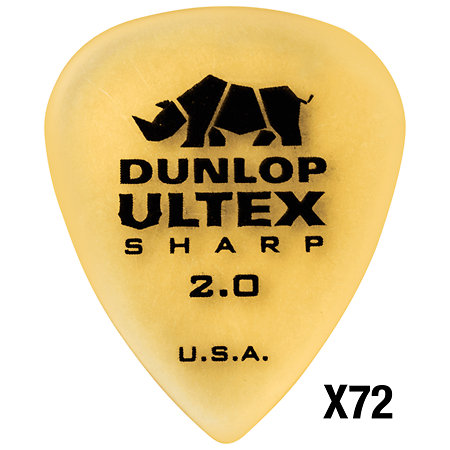 Dunlop 433R200 Ultex Sharp 2mm Sachet de 72