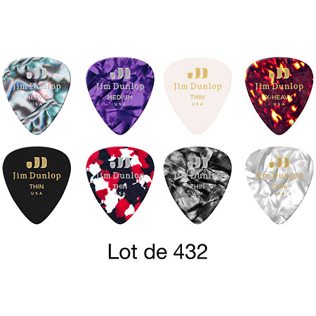 Dunlop 4830 Classic Celluloïd boite de 432