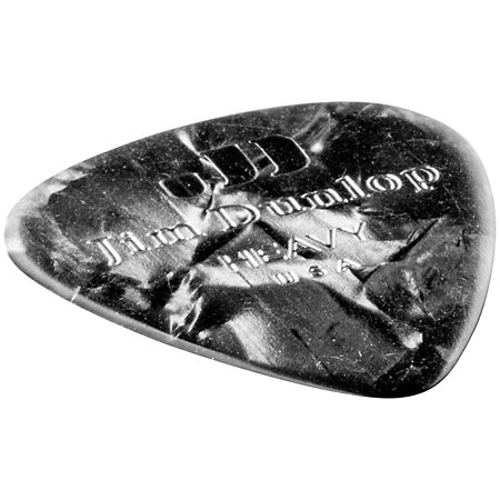 483P02H Celluloïd Noir Pearloid Heavy Pack de 12 Dunlop