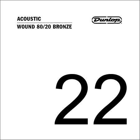 Dunlop DAB22 Corde acoustique 80/20 Bronze 022