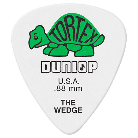 Dunlop 424P88 Tortex Wedge 0,88 mm Sachet de 12