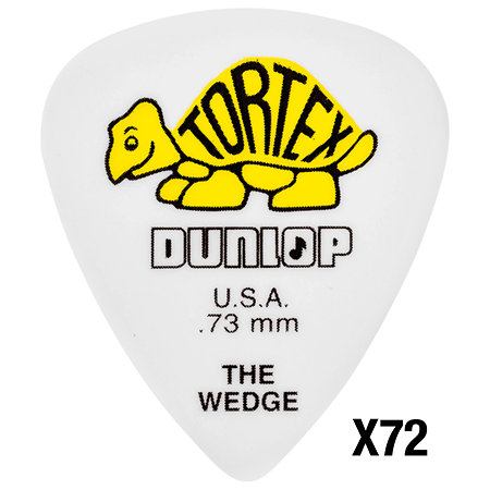 Dunlop 424R73 Tortex Wedge 0,73 mm Sachet de 72