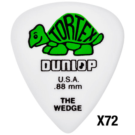 Dunlop 424R88 Tortex Wedge 0,88 mm Sachet de 72