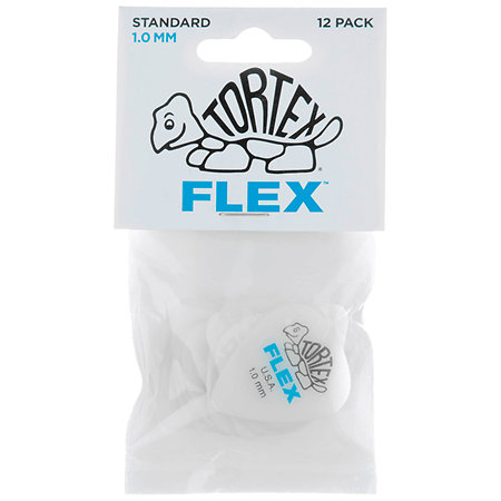 428P100 Tortex Flex 1,00 mm Sachet de 12 Dunlop