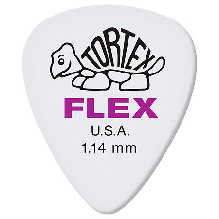 Dunlop 428P114 Tortex Flex 1,14 mm Sachet de 12