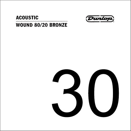 Dunlop DAB30 Corde acoustique 80/20 Bronze 030